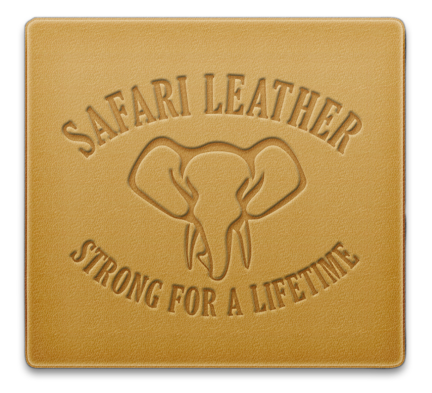 safari leather elephant t-shirt