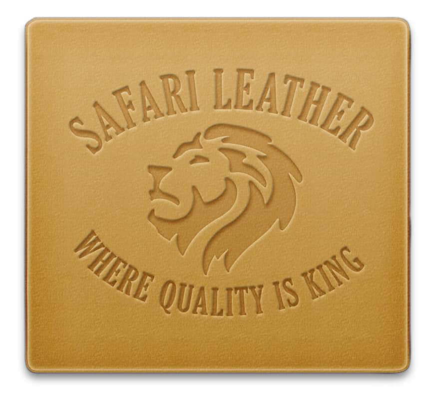 safari leather lion t-shirt