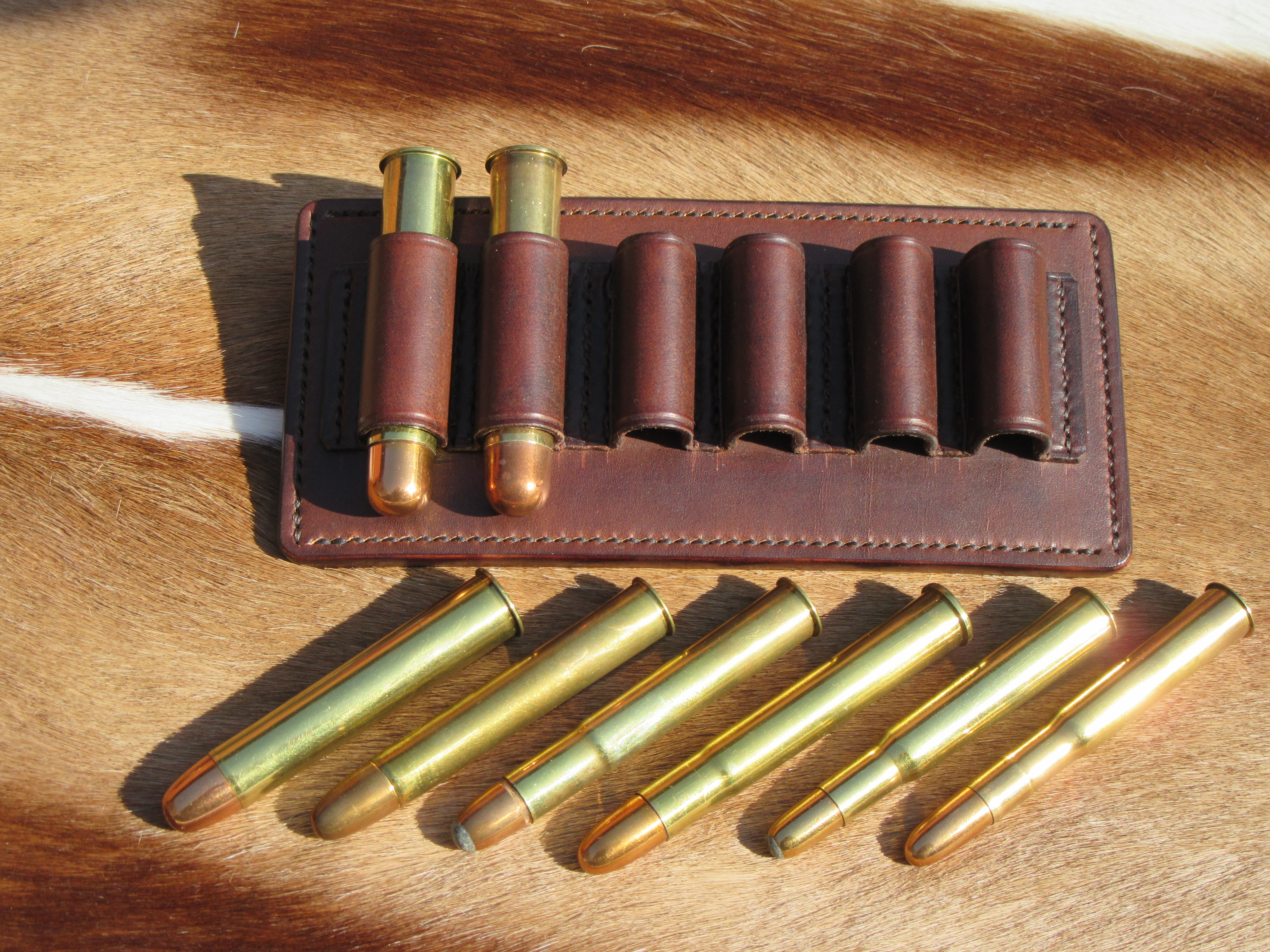 safari leather large ammunition slide