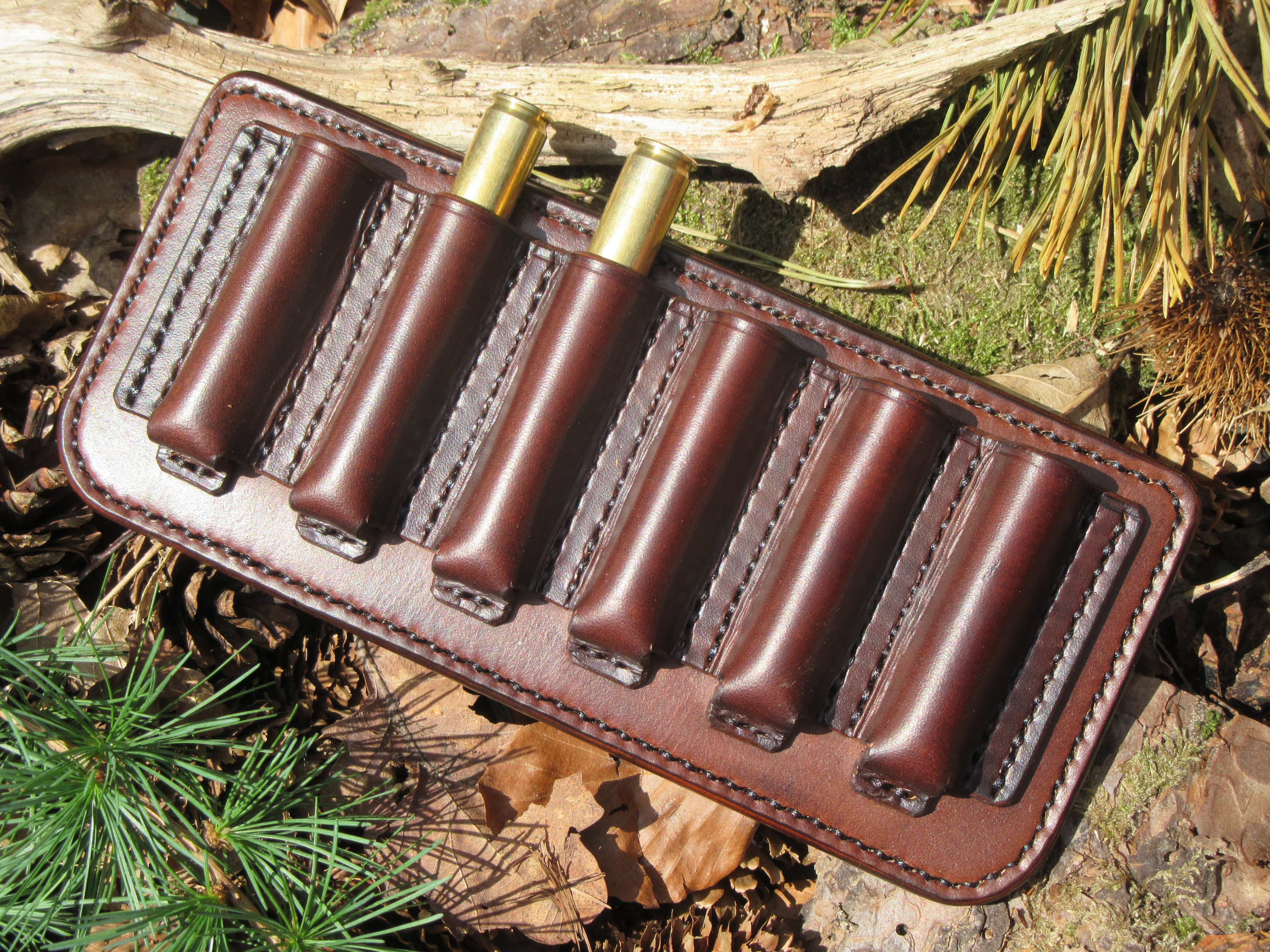 safari leather ammunition slide