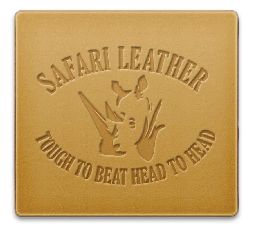 safari leather rhino t-shirt